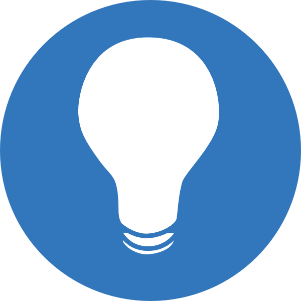 Switch Light Bulbs - Blue Light Bulb Clipart (600x600)