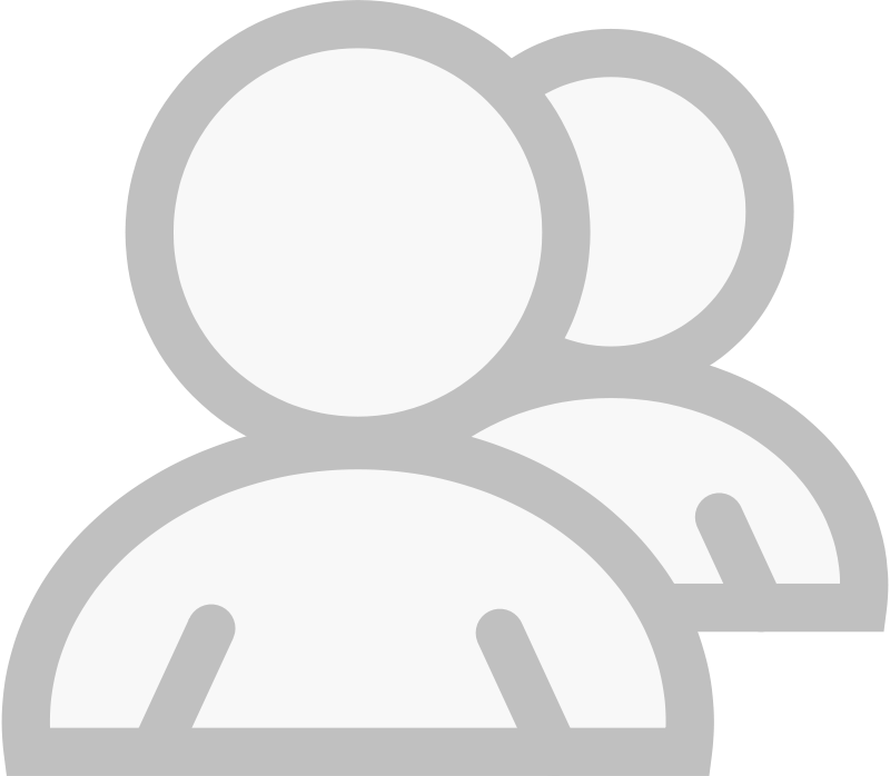 Free Amina Free Community - People Symbol White Png (800x698)