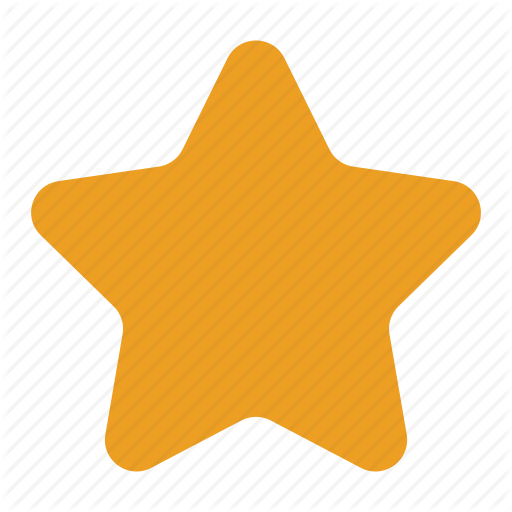 5 Star Rating Icon - Star (512x512)