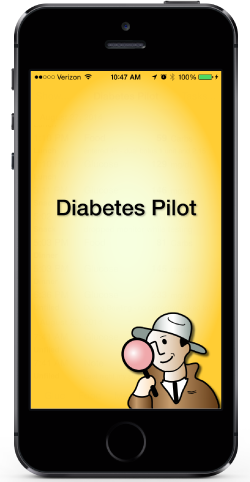 Diabetes Pilot™ Is An App That Makes Managing Diabetes - Cartoon (250x482)