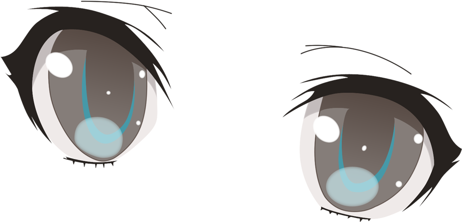 Miuna Shiodome Eyes - Anime Girl Eyes Transparent (1000x518)