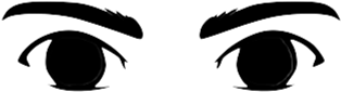 Black Anime Eyes - Black Anime Eyes (420x420)