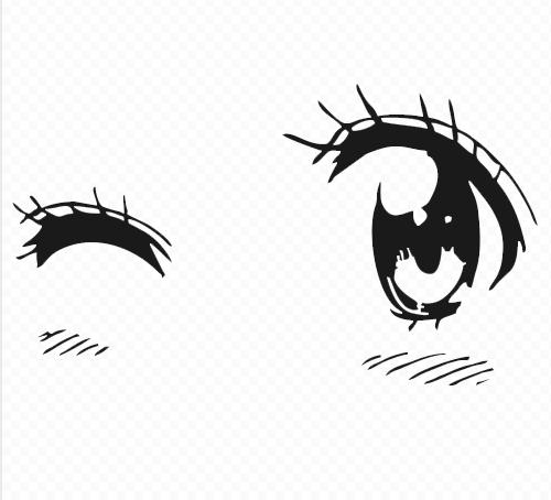 Anime Eyes - Kawaii (500x454)