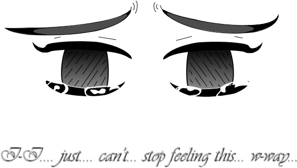 Crying Anime Eyes By Abigailtenshi - Cartoon (651x431)