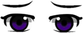 Purple Anime Eyes - Roblox (420x420)
