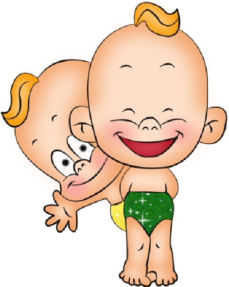 Stupid Cartoon Girl Girl And Boy - Infant (600x600)