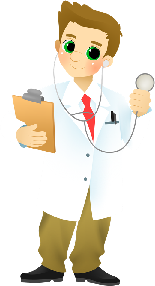 Doctor Cartoon Clip Art Clipart - Clip Art Of Doctor (600x973)