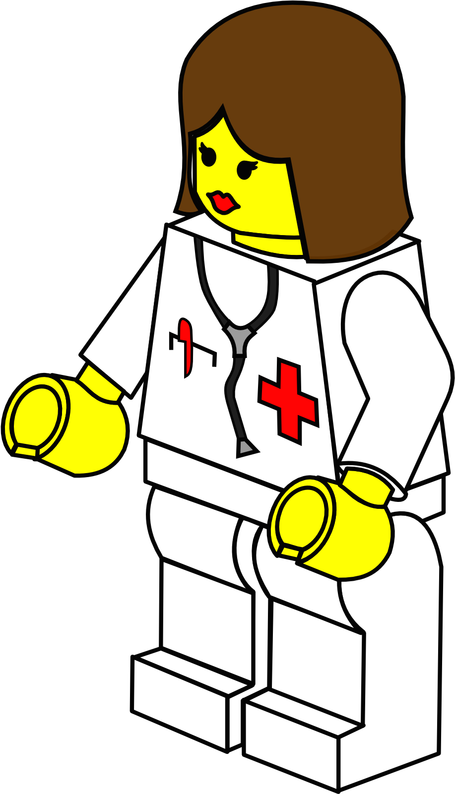 Funny Doctor Clipart 23, - Lego Doctor Woman (1098x1920)