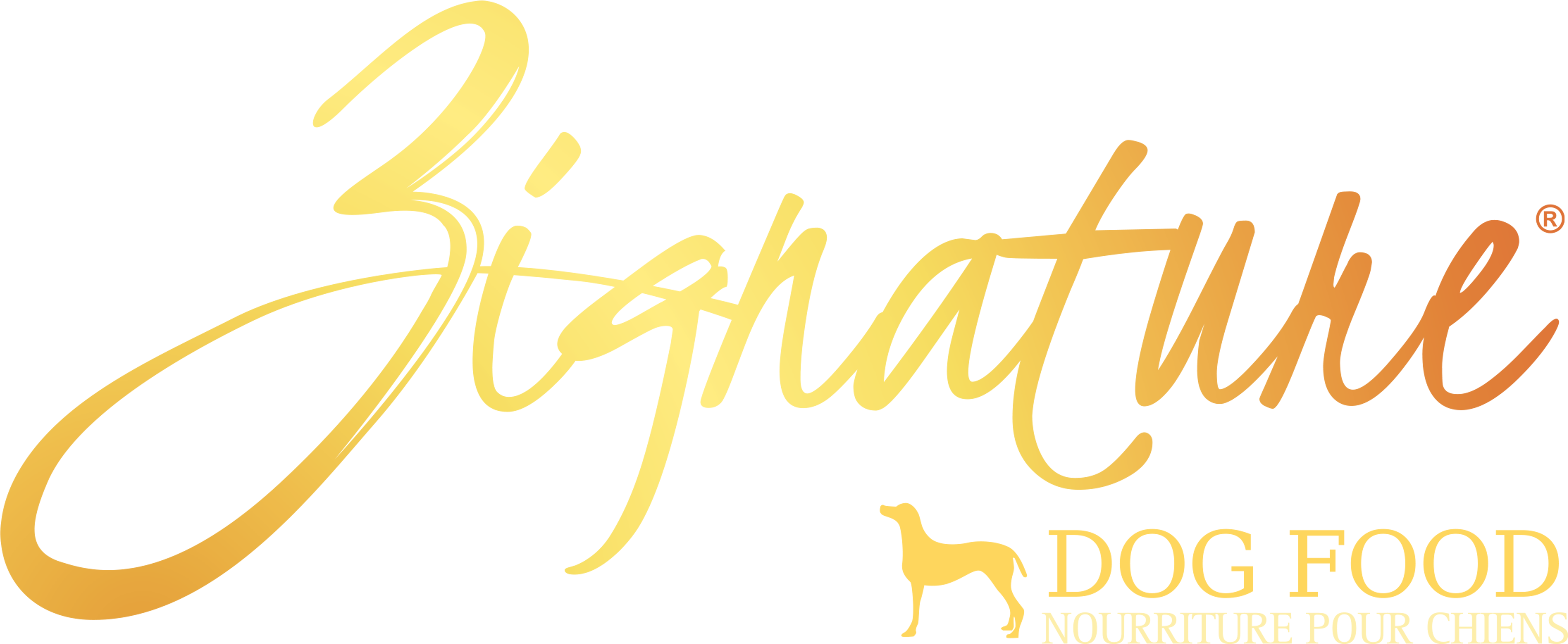 Marketing Zignature Logo Thumb - Zignature Dog Food Logo (6000x2592)