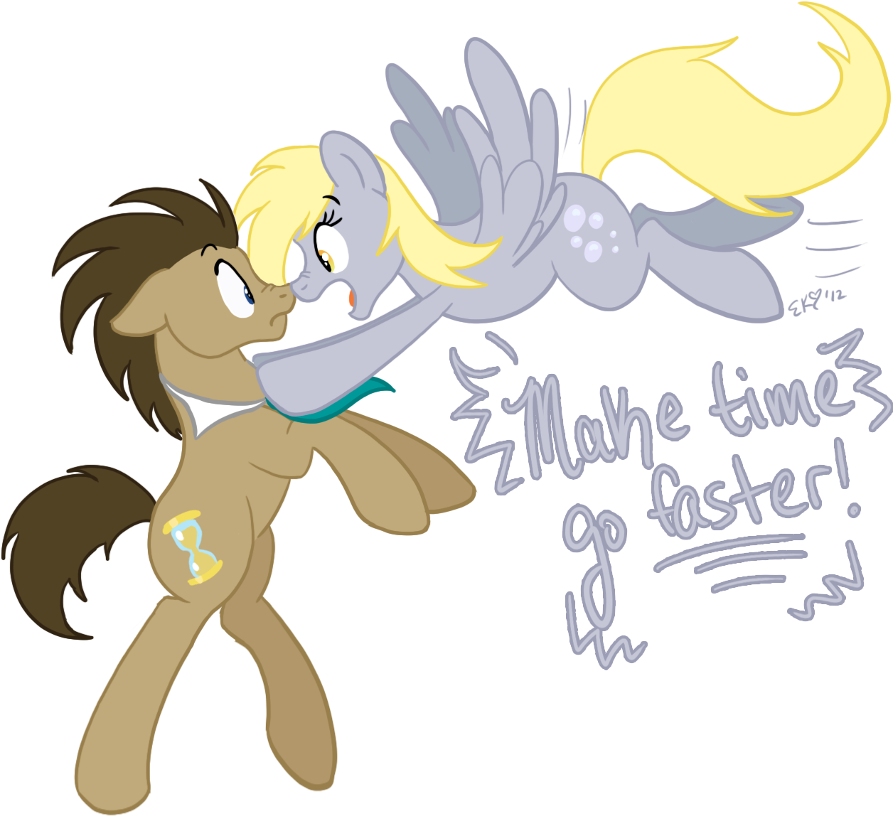 Doctor Whooves And Derpy - Derpy Hooves (1261x1158)
