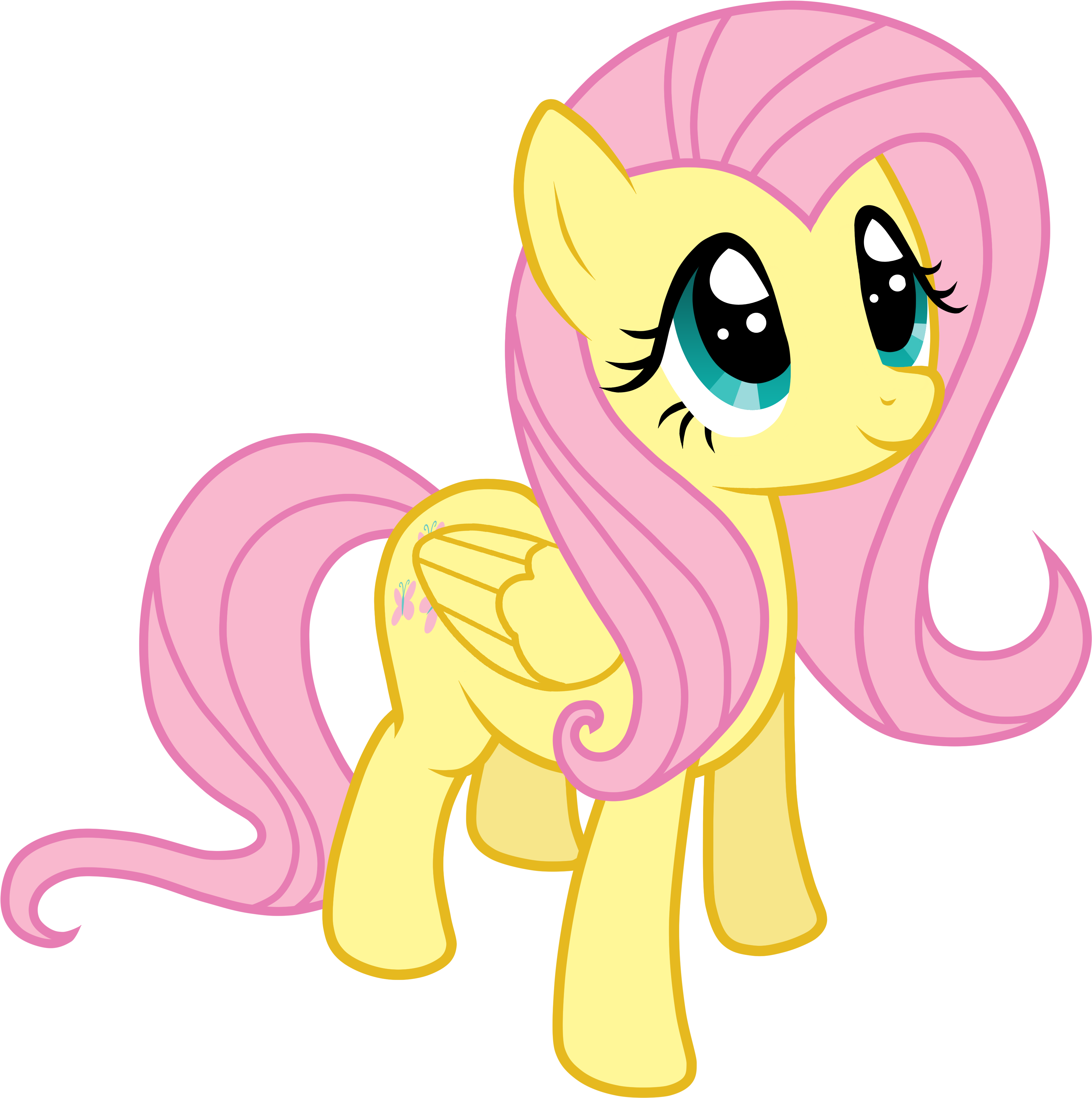 Fluttershy Nurse Fluttershy Fan Club - Fluttershy (4000x3775)