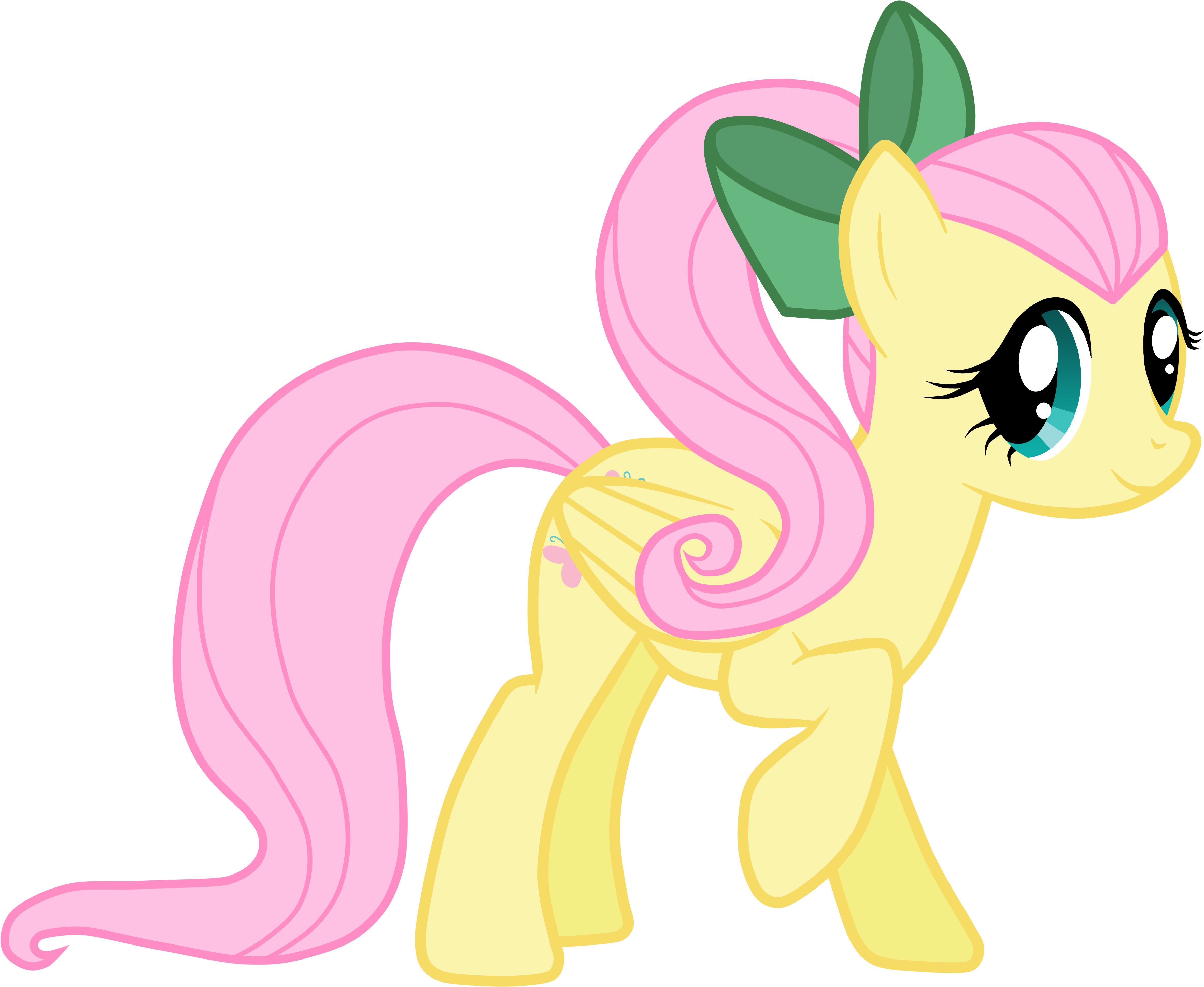 Umm Okay *shows Right Back Hoof* - My Little Pony Fluttershy (4896x4018)