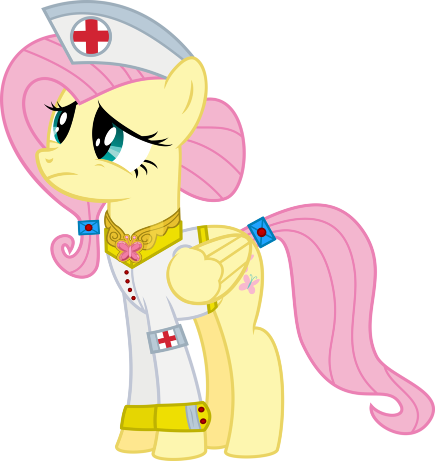 Lt, Fluttershy, The Element Of Kindness Vector By Ulyssesgrant - Mlp Fluttershy Nurse (868x921)