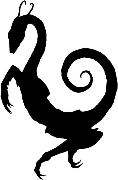 Dragon Mantis Silhouette By Ranubis - Illustration (800x800)