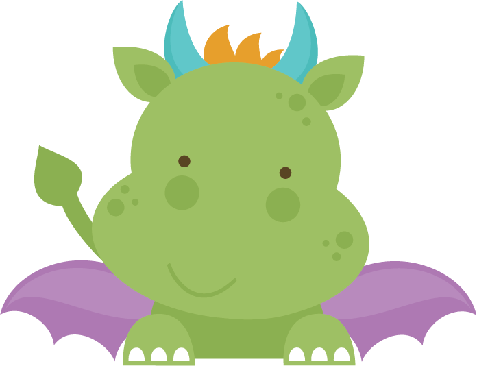 Dragon Svg Cut File For Scrapbooking Dragon Svg File - Cute Dragon Clipart Png (696x534)