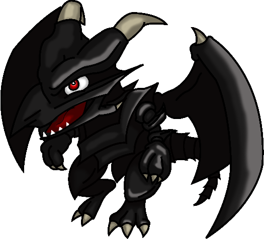 Red Eyes Black Dragon - Yugioh Red Eyes Black Dragon Chibi (525x476)