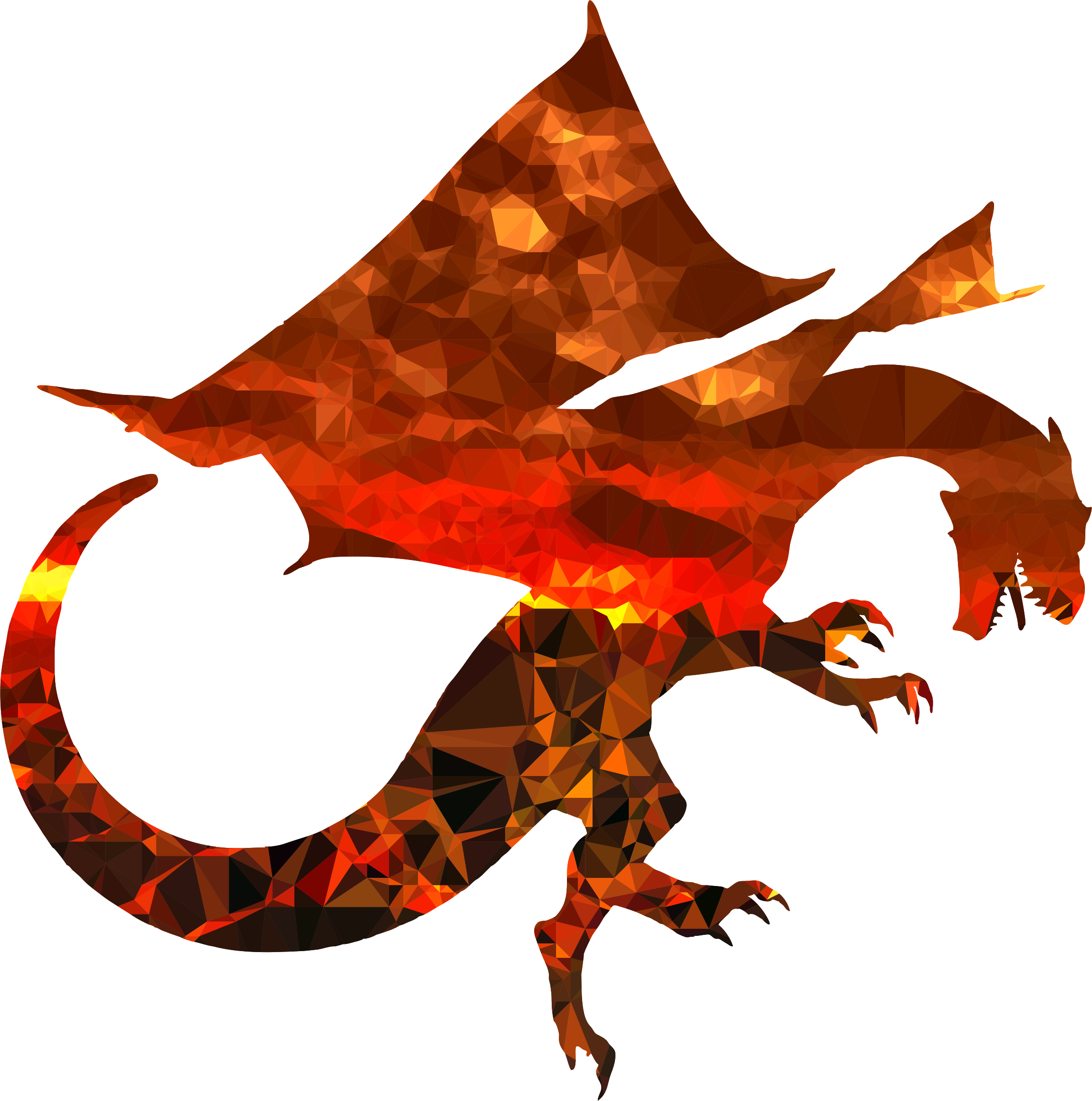 Magma Dragon Bclipart - Magma Clipart (2296x2314)