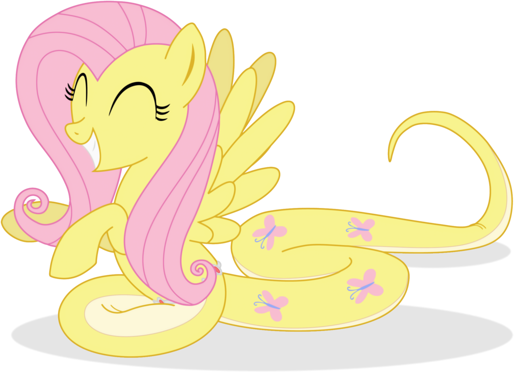 My Little Pony Lxix - Fluttershy As A Snake (1024x731)