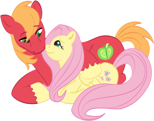 Fluttermac, Fluttershy, Male, Pony, Safe, Shipping, - Fluttershy (900x691)