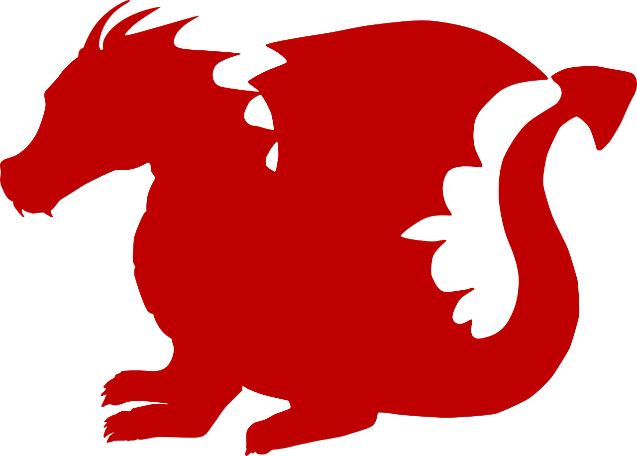 Free Image On Pixabay - Dragon Silhouette Free (1280x916)