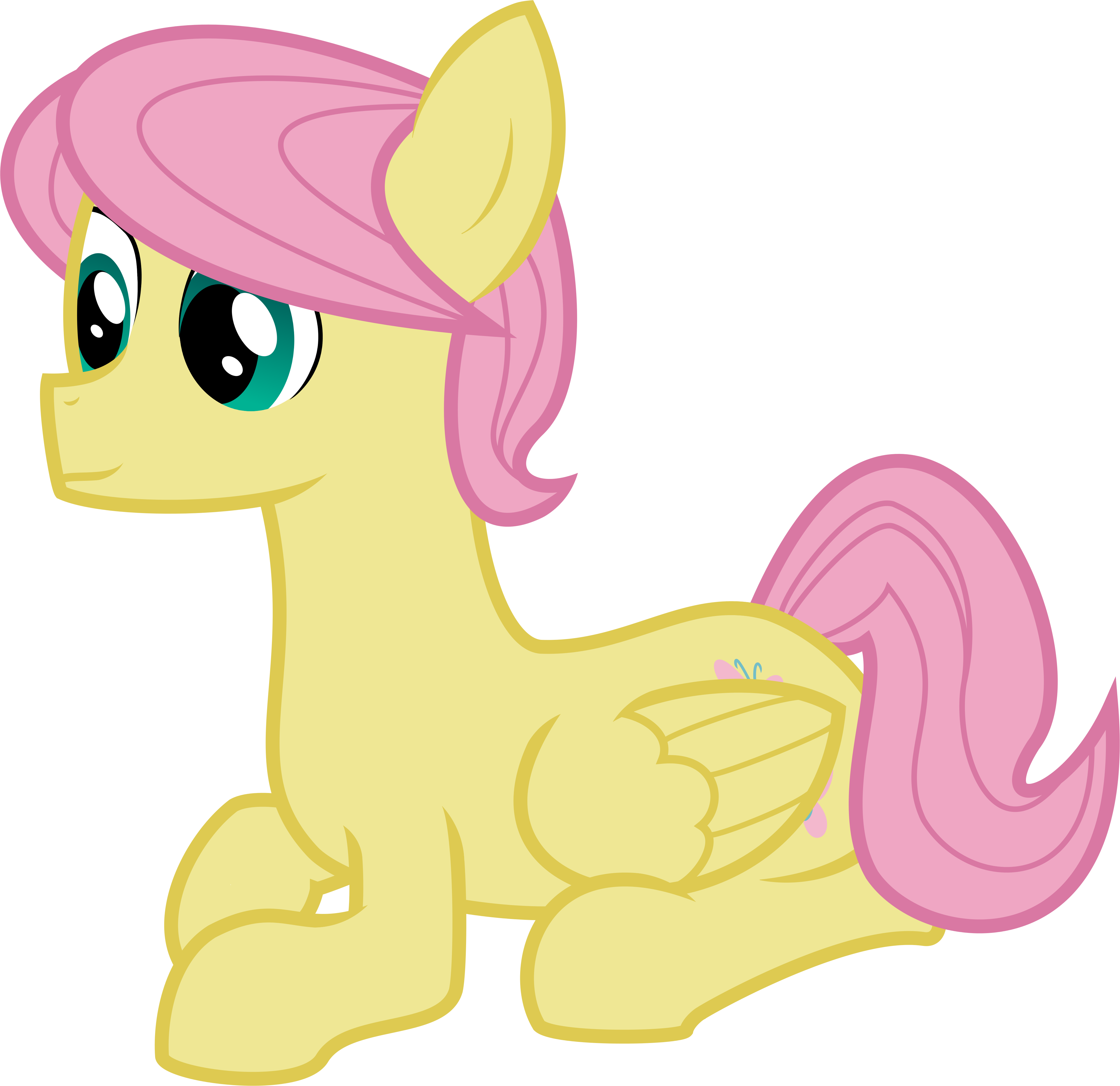 Blackwater627 Butterscotch 2 By Blackwater627 - Fluttershy Relaxing (4037x3914)