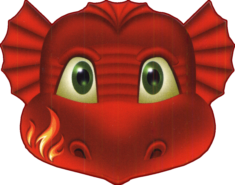 Red Dragon Face Mask For Boys - Mascara De Dragon Para Niños (800x630)
