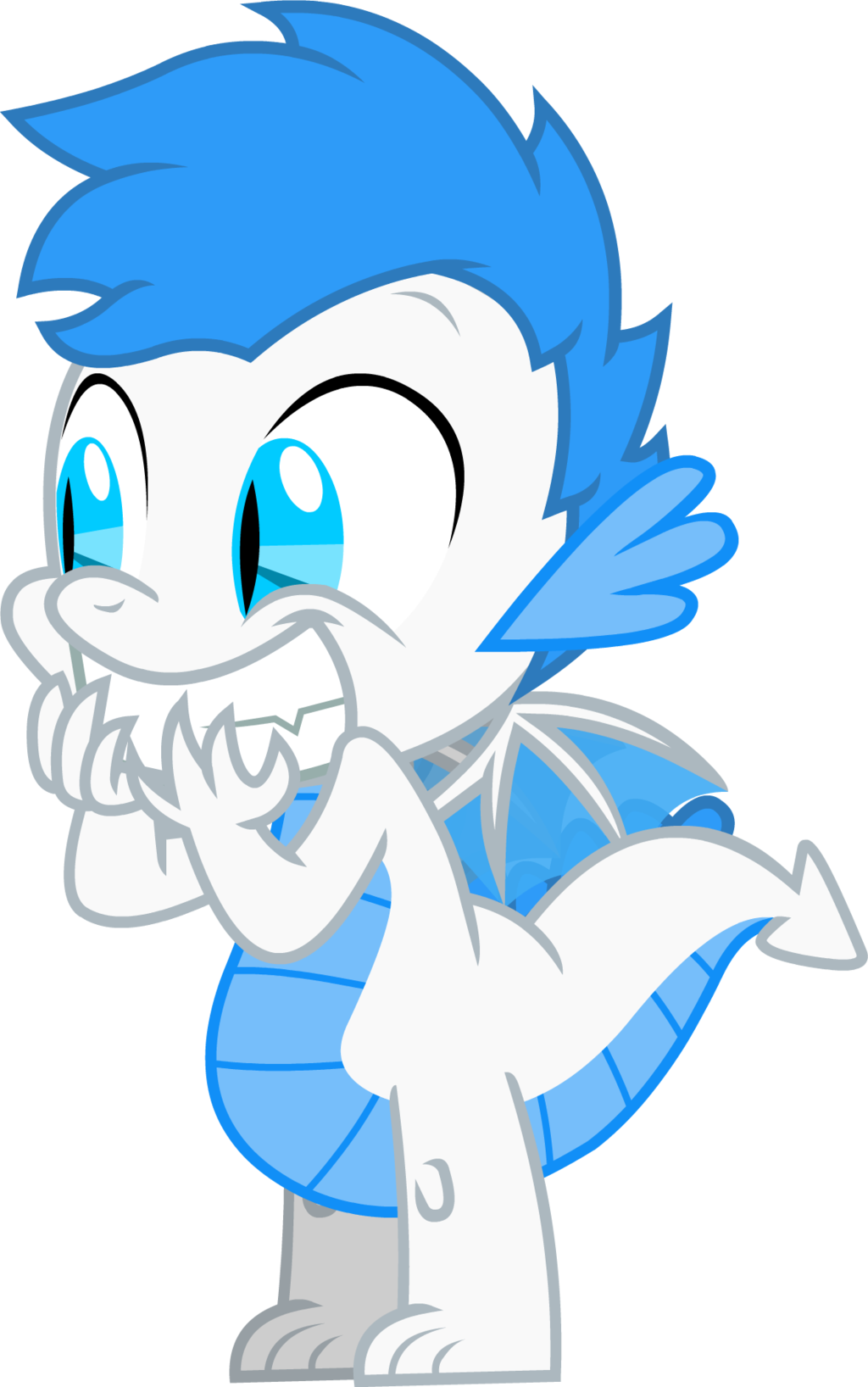 Steve Blue Sky, Dragon Oc By Rogerlink On Deviantart - Blue (1024x1636)