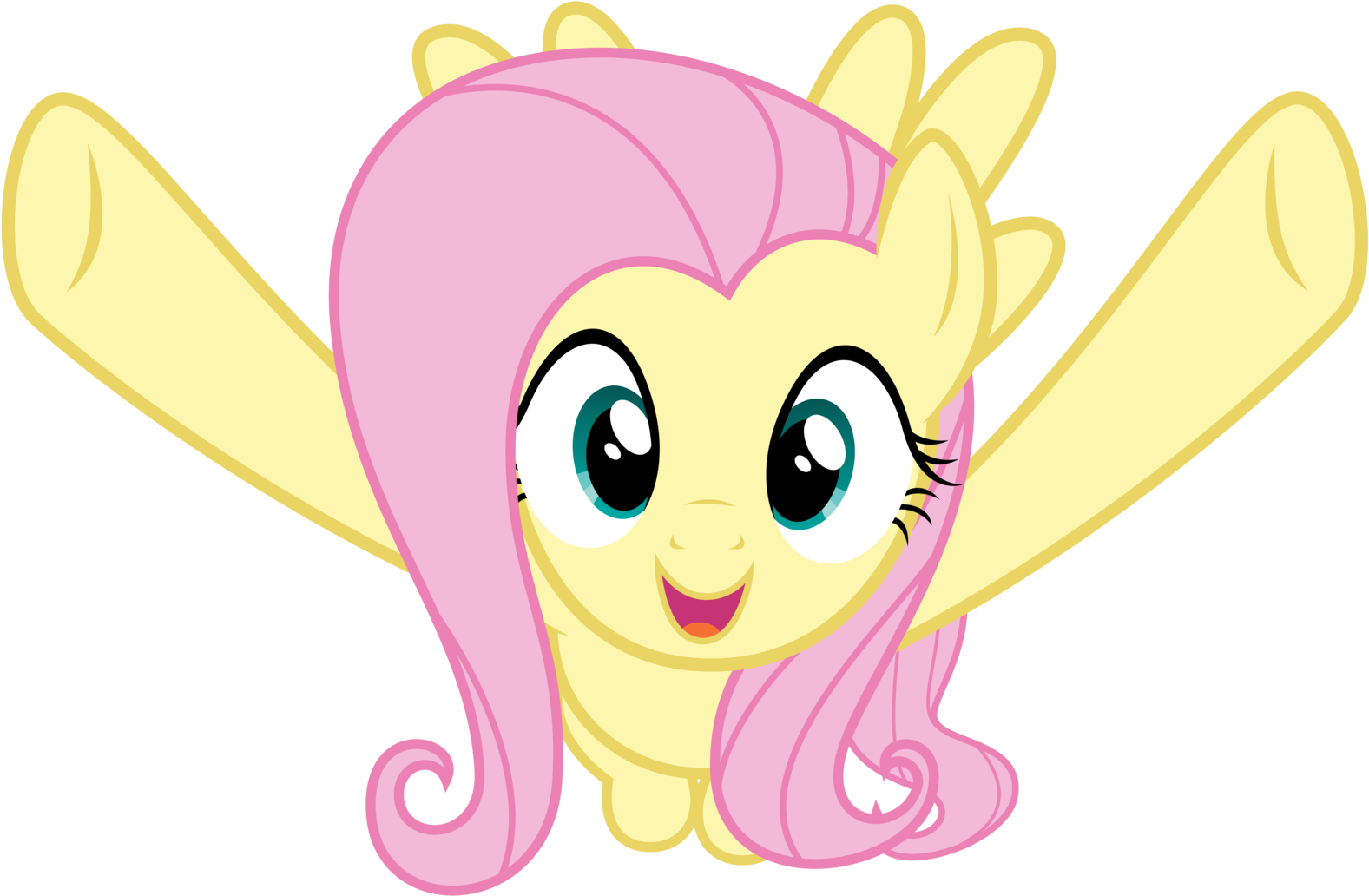 More Celebratory Hugs Definitely - Fluttershy Wants To Hug You (1600x1091)