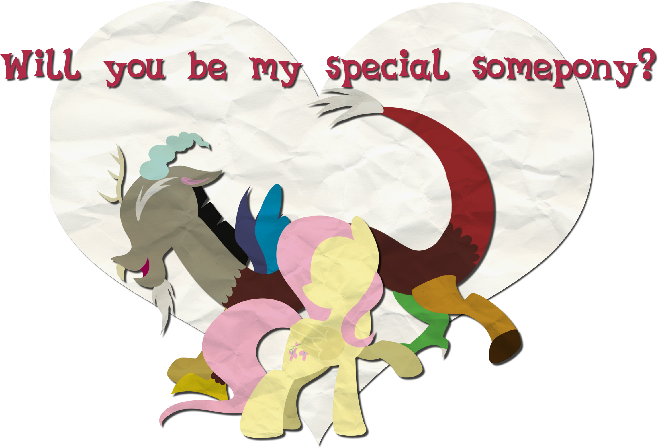 More Collections Like Fluttershy And Discord - Fluttershy (2800x1750)