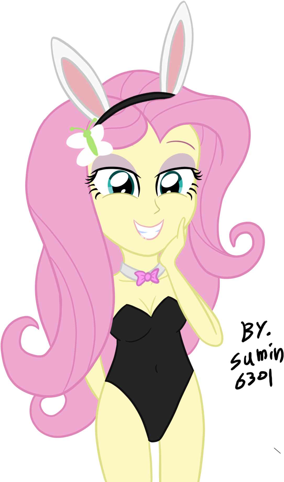 Fluttershy - Bunny Gir - - Mlp Equestria Girls Fluttershy Bunny (1280x1898)