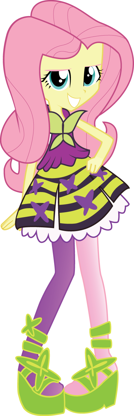 Fluttershy - Applejack (433x1345)