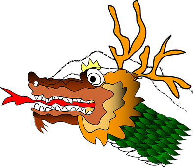 Firedrake, Dragon, Fire-drake - Ancient China Dragon Art (393x340)