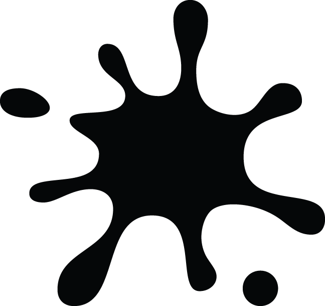 432ga - Ink Splatter - Splat Clipart (1280x1202)