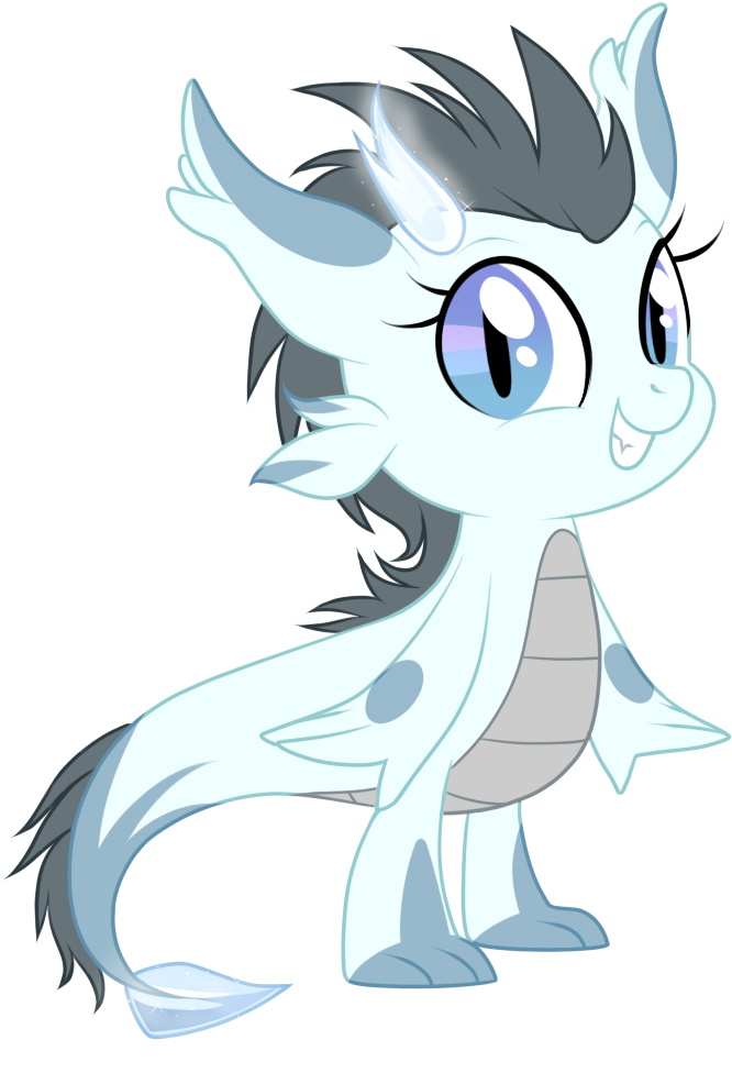 Sassy Dragon By Heilos On Clipart Library - Mlp Ice Dragon Oc (692x1000)