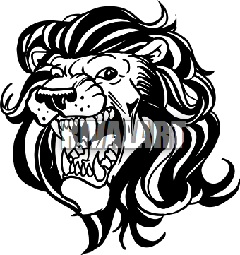 Clipart Info - Roaring Lion Vector (340x361)