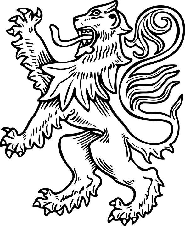 Roaring Lion Cartoon 9, Buy Clip Art - Roaring Lion Cartoon 9, Buy Clip Art (588x720)