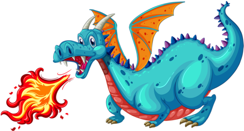 Dragon And A Knight (500x266)