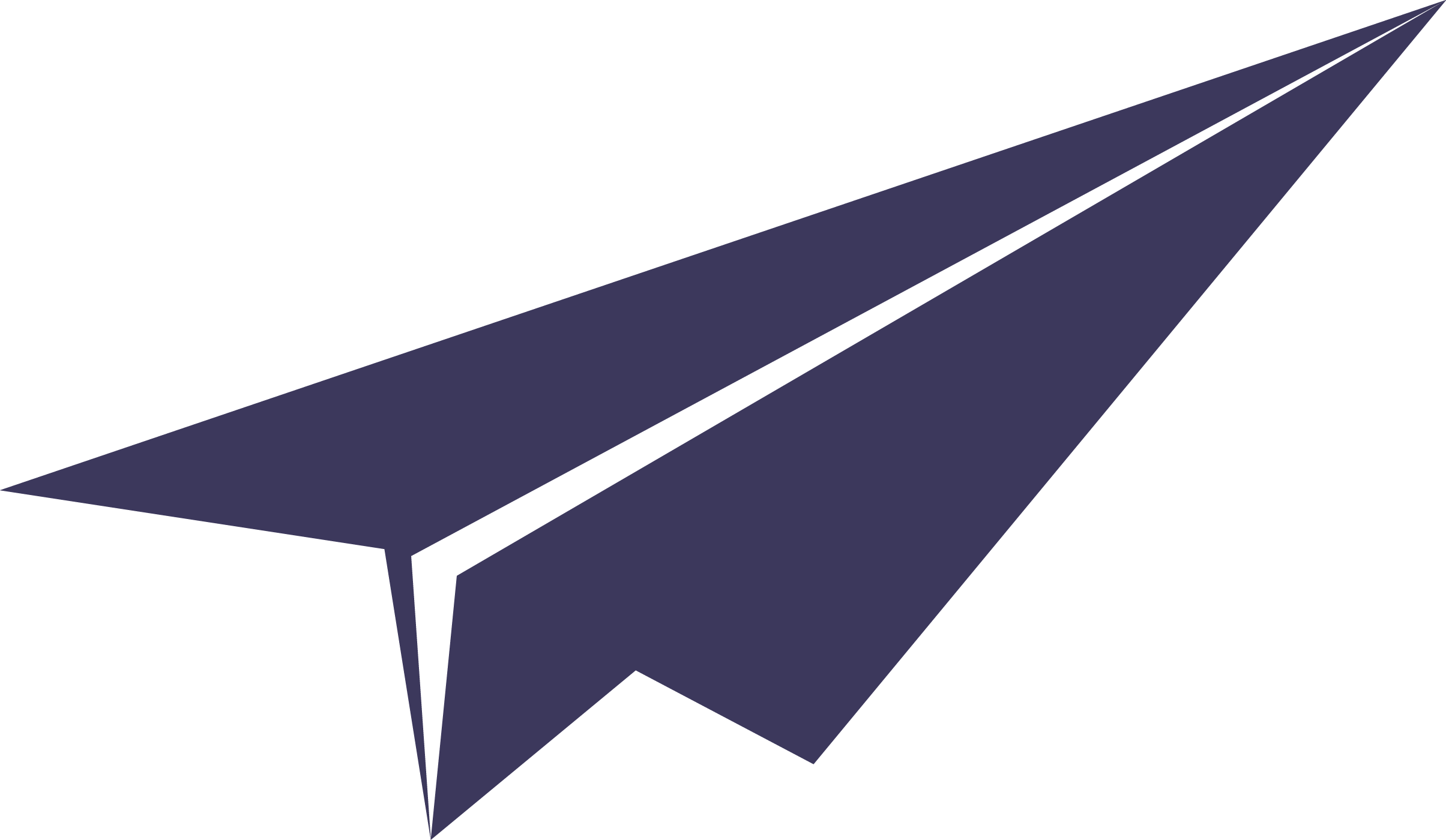 Blue Paper Plane Png Image - Airoplane Logo (2409x1400)