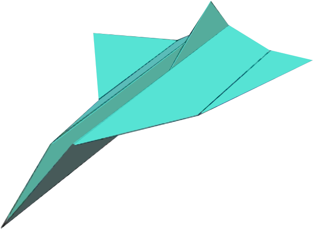 Paper Plane Png - Art Paper (636x471)