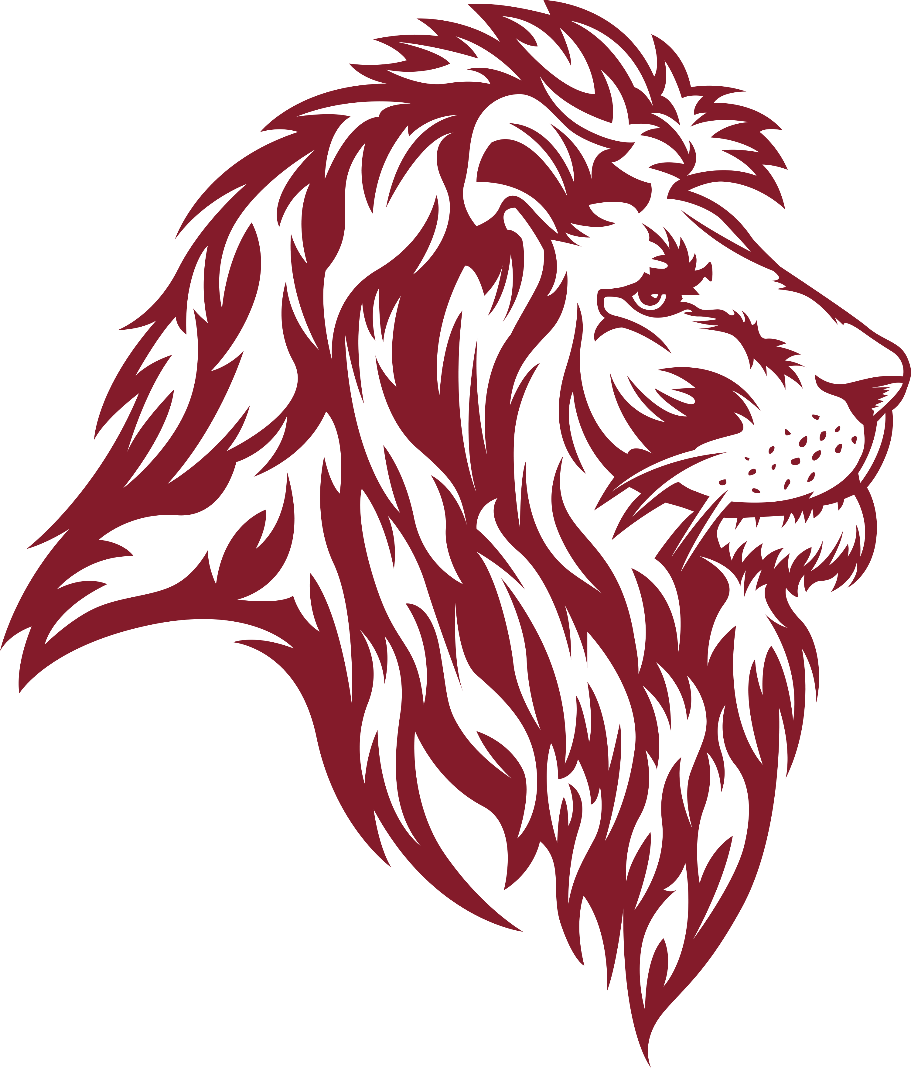 Lion Roar T Shirt (3000x3515)