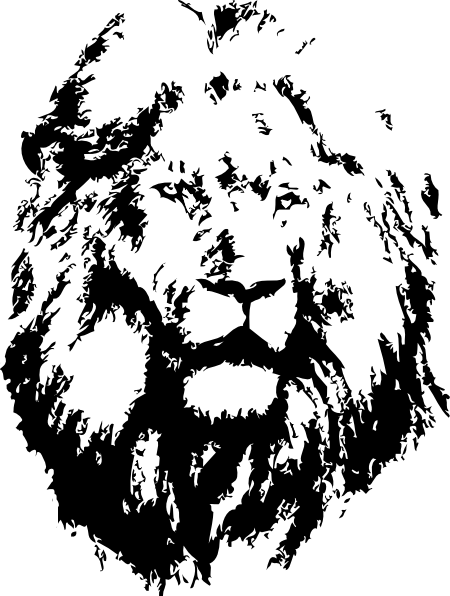 Black - Imagenes Blanco Y Negro D Leones (450x596)