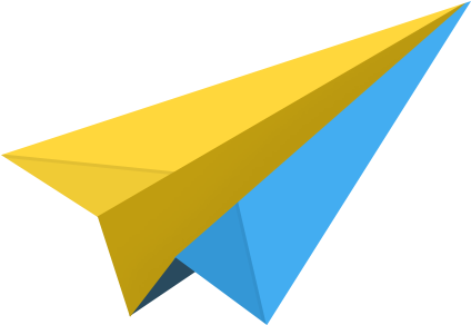 Yellow Paper Plane Png Image - Gmail Send Icon Png (512x512)