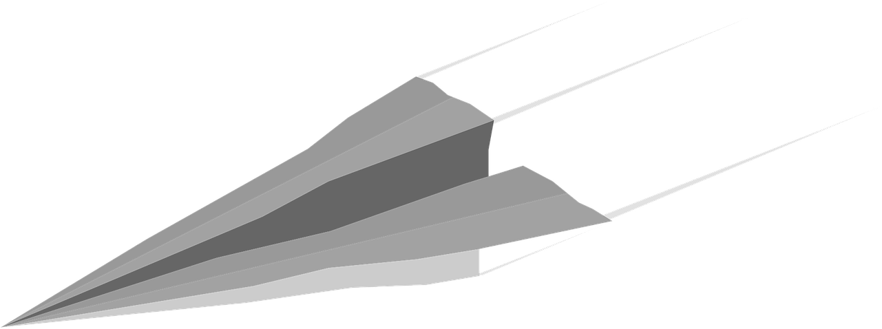 White Paper Plane Png Image - Paper Plane (1280x640)