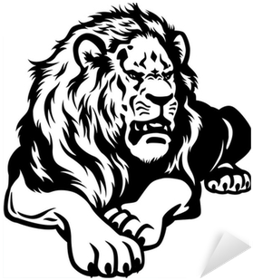 Black And White Lion (400x400)