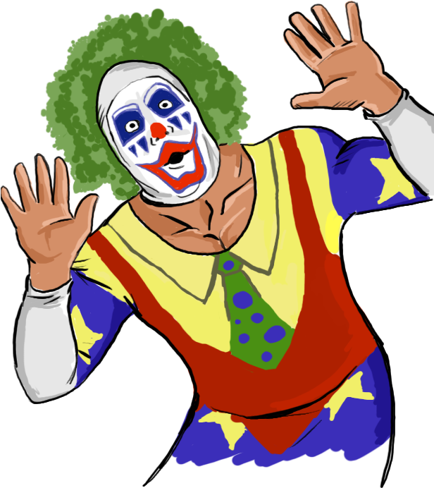 Doink The Clown By Lucapoison - Doink The Clown Logo (615x768)