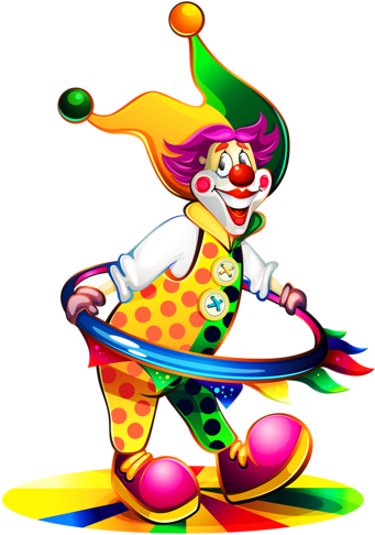 Clown Clipart Fun - Fun Clown Png (358x500)