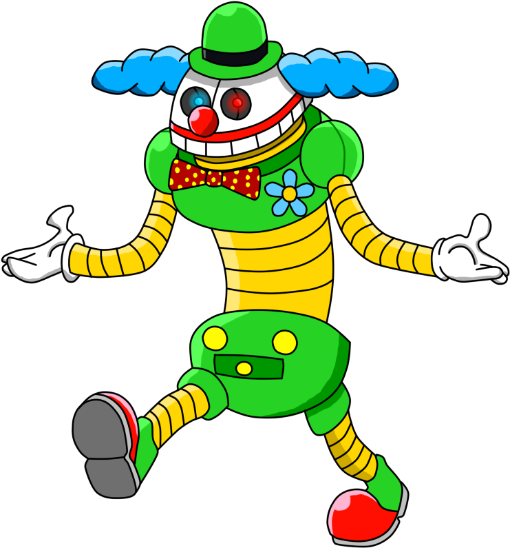 Nopun The Robo-clown By Bigjawthereptile - Cartoon (775x800)