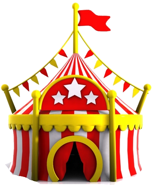 Circus Free Printables 001 600×600 Pixeles - Circus Tent Cartoon (600x600)