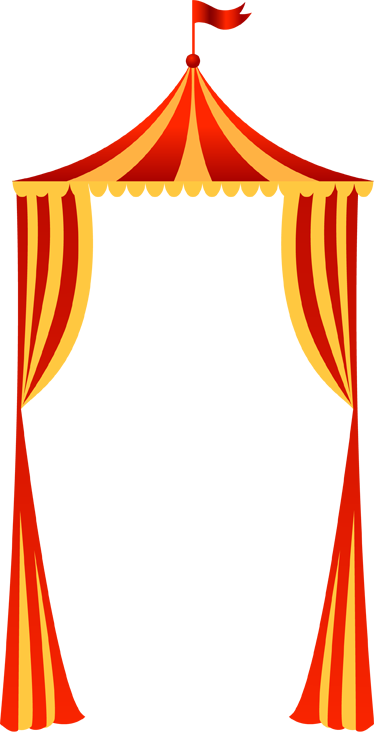Circus Entrance - Cirque Enfant (374x736)
