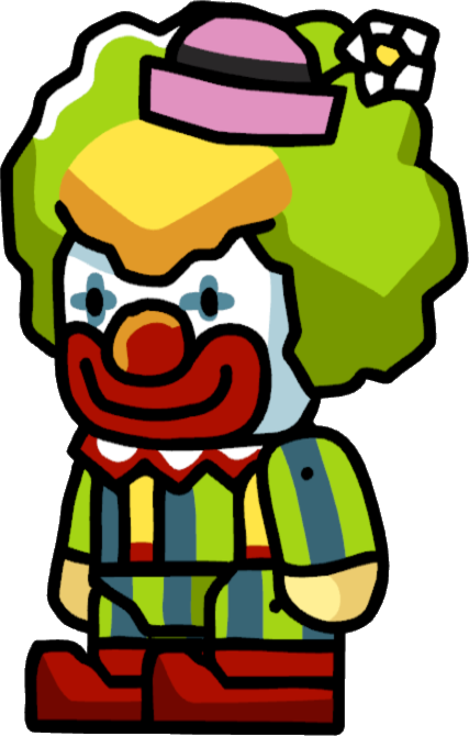 Clown Female - Scribblenauts Clown (427x670)